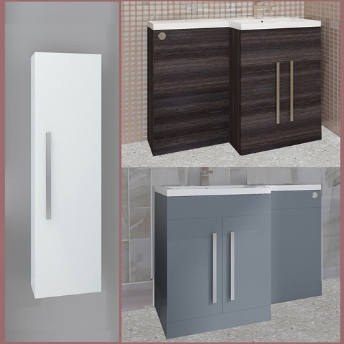 Bathroom shape vanity unit - l-shape,