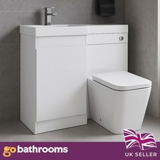 White Gloss Bathroom Sink and