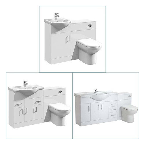 Vanity unit combined sink - unit,