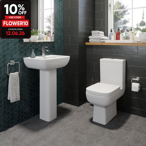 Bathroom cloakroom suite - cloakroom,