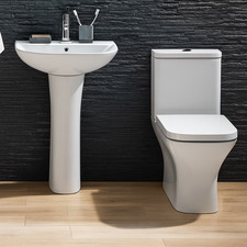 Basin Sink and Toilet Bathroom