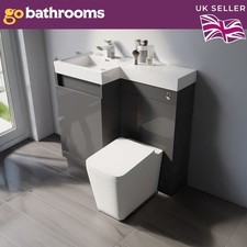 Grey Gloss Bathroom Sink and