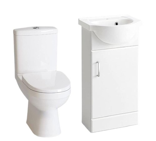 Vanity unit sink - sink, toilet
