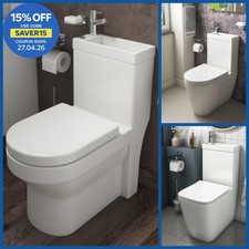 2 in 1 Close Coupled Toilet