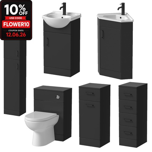 Bathroom vanity toilet - bathroom, storage