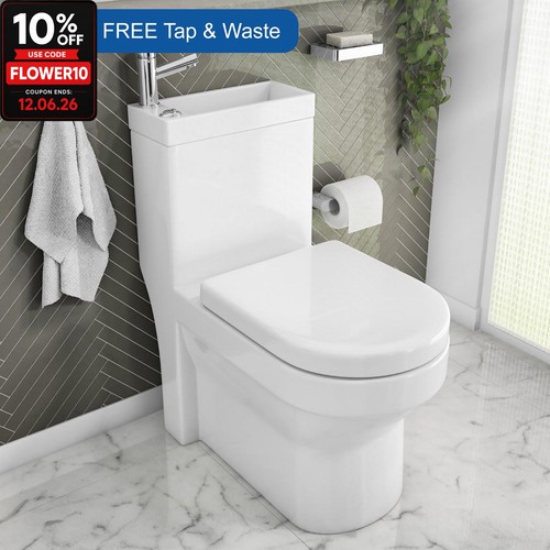 Close coupled toilet - in, 1